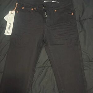 Purple Black Skinny Jeans